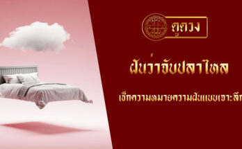 ฝันว่าจับปลาไหล